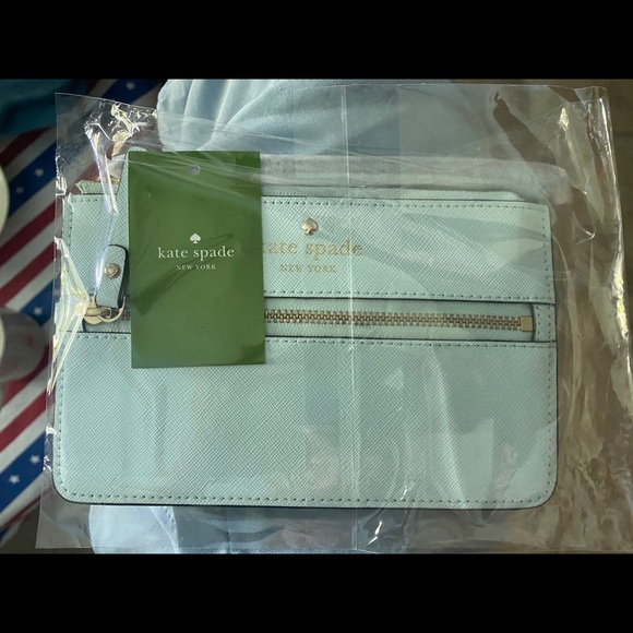 Kate Spade Sky Blue Wristlet Wallet - Picture 2 of 2